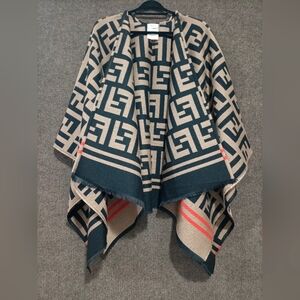 Fendi Oversized Reversible Cape